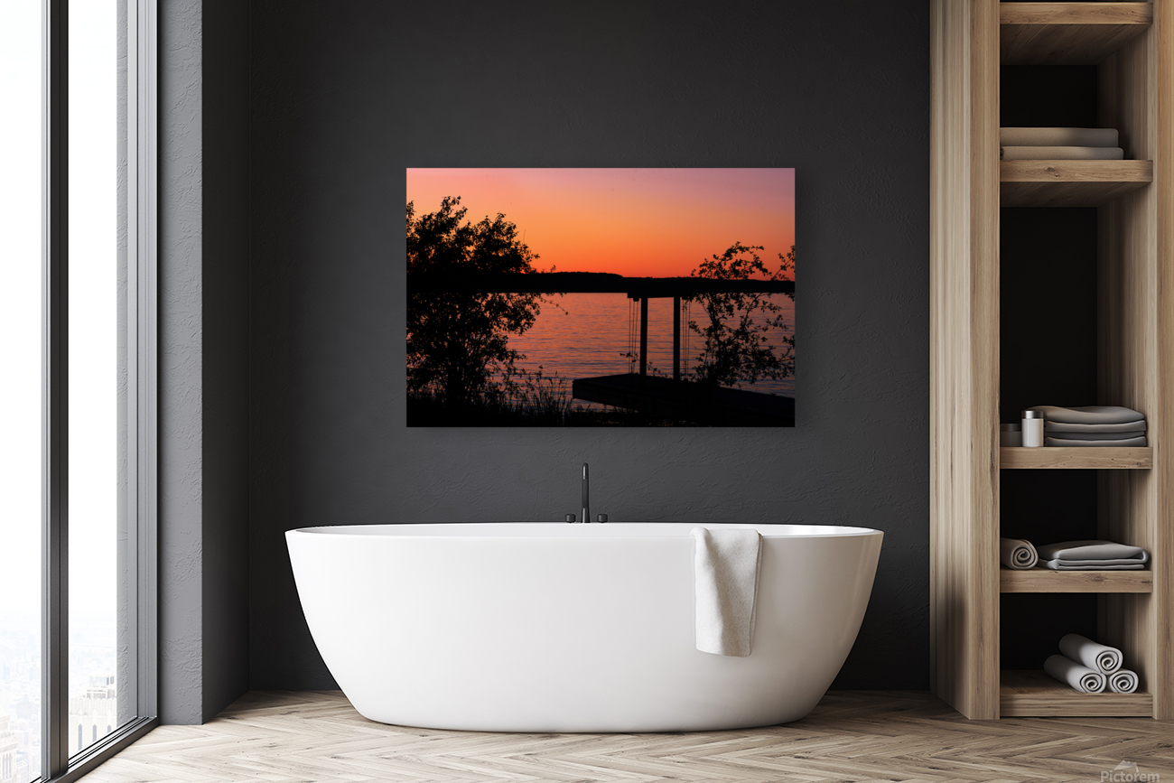 Sunset By the Docks Reproduction