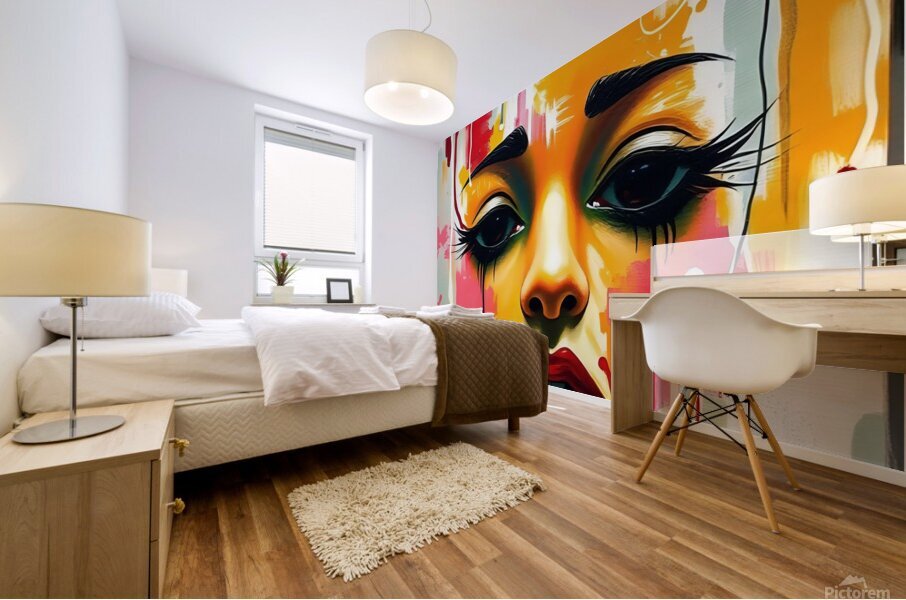 Scarlet Allure Mural print