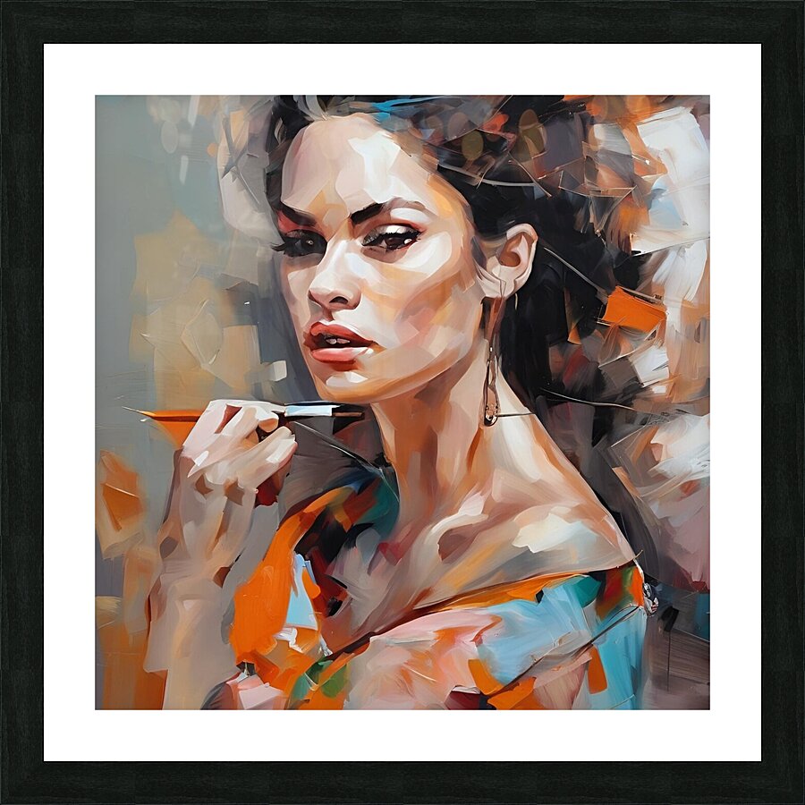Portrait  Picture Frame print