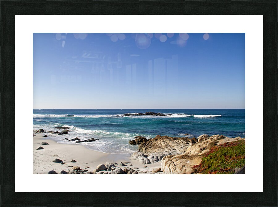 Pebble Beach Picture Frame print