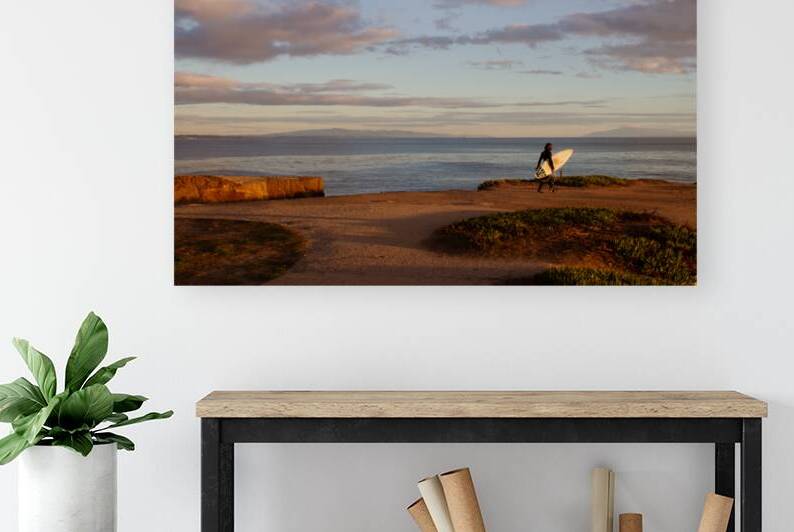 Santa Cruz Surf Sunset by Tegan Dow