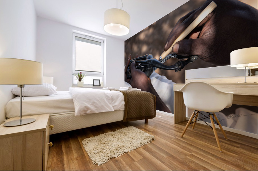 1133 - Working hands Mural print