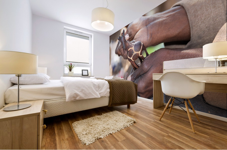 1132 - Working hands  Mural print