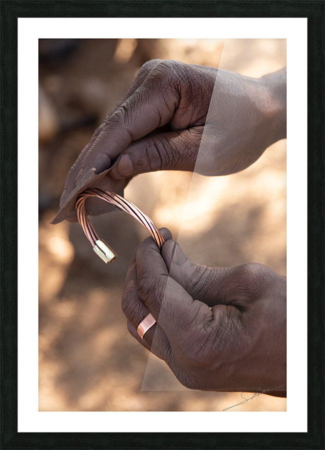 1130 - Working hands Picture Frame print