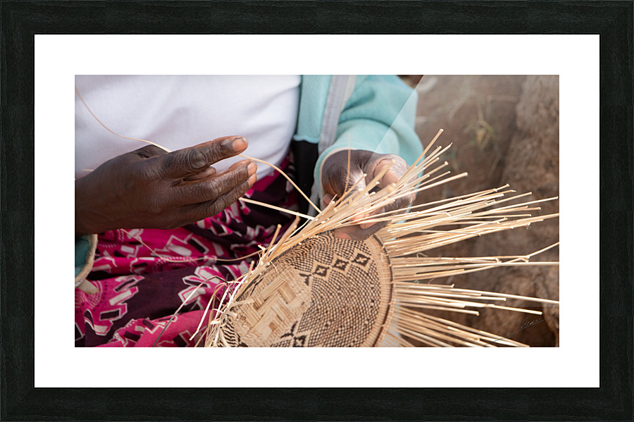 1140 - Working hands Picture Frame print