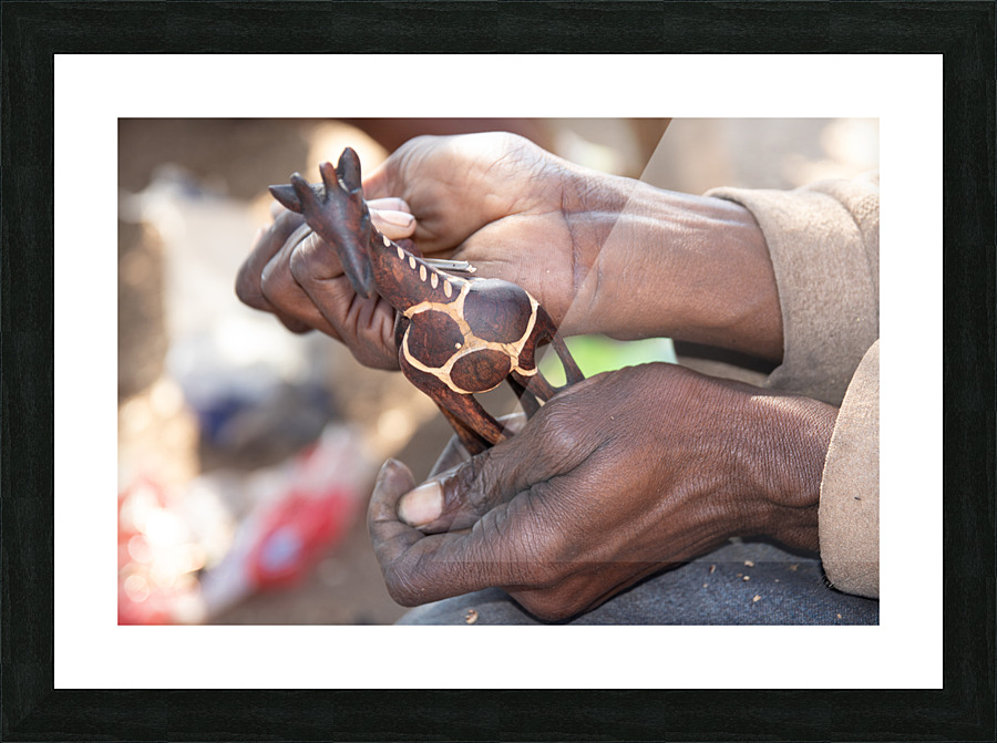 1132 - Working hands  Picture Frame print