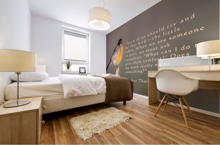 Be The Robin Mural print