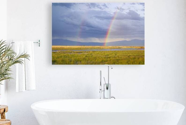 Rural Rainbow - Fleming Unit - Lassen County California by Mike Lee