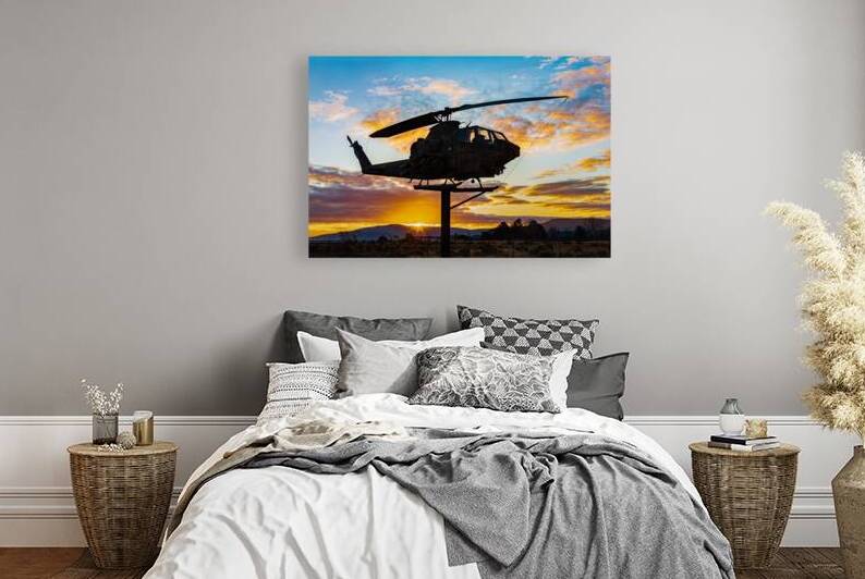 Retired Warrior - Ah-1 on display - Susanville Municipal Airport - Lassen County California by Mike Lee