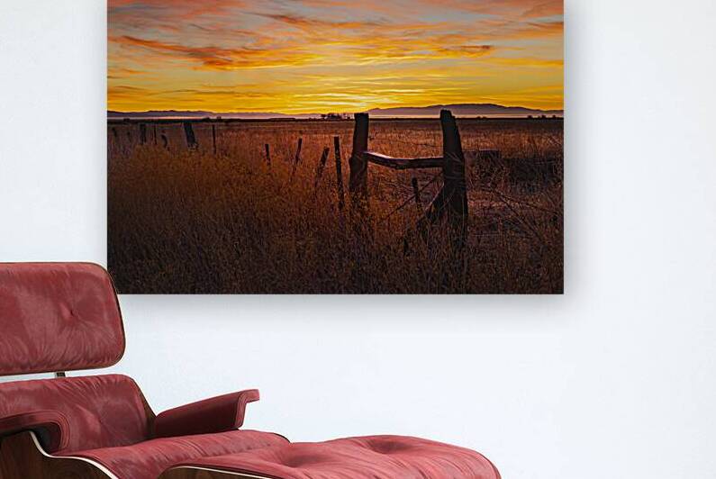 Sunrise on the Ranch - Lassen County California by Mike Lee