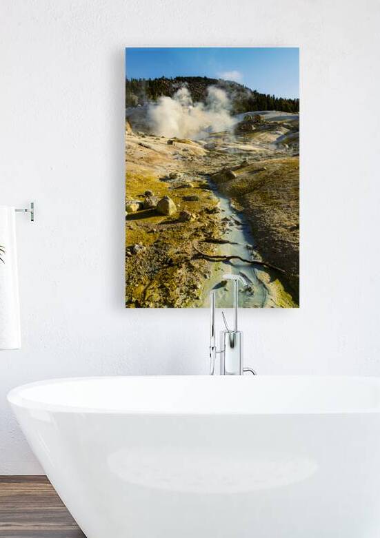 Stream and Steam - Bumpass Hell - Lassen Volcanic National Park by Mike Lee