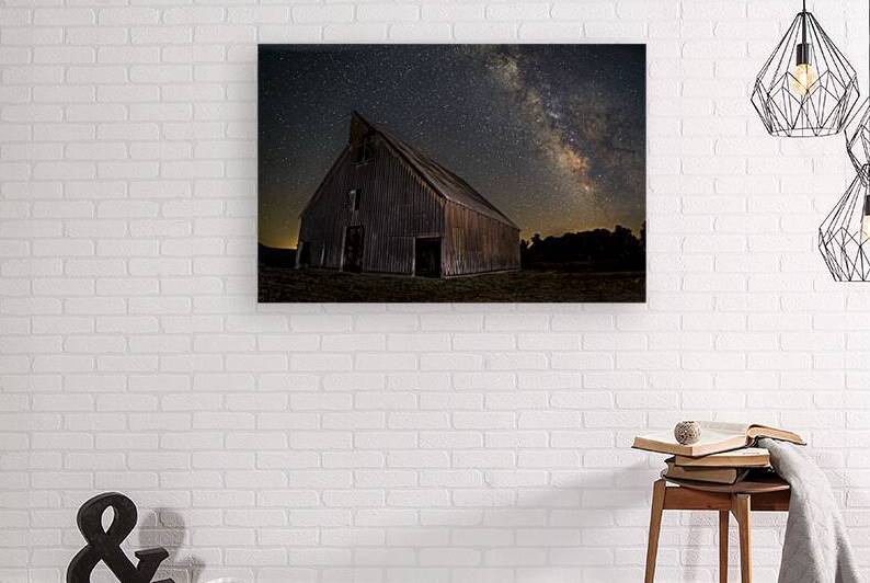 Olsen Barn Nightscape - Chester California USA by Mike Lee
