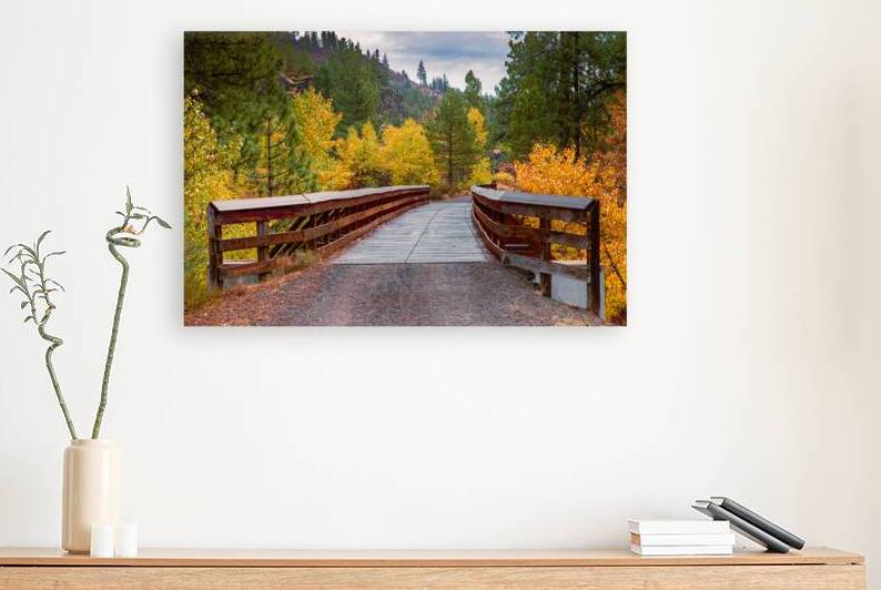 Bizz Bridge Autumn - Lassen County California by Mike Lee