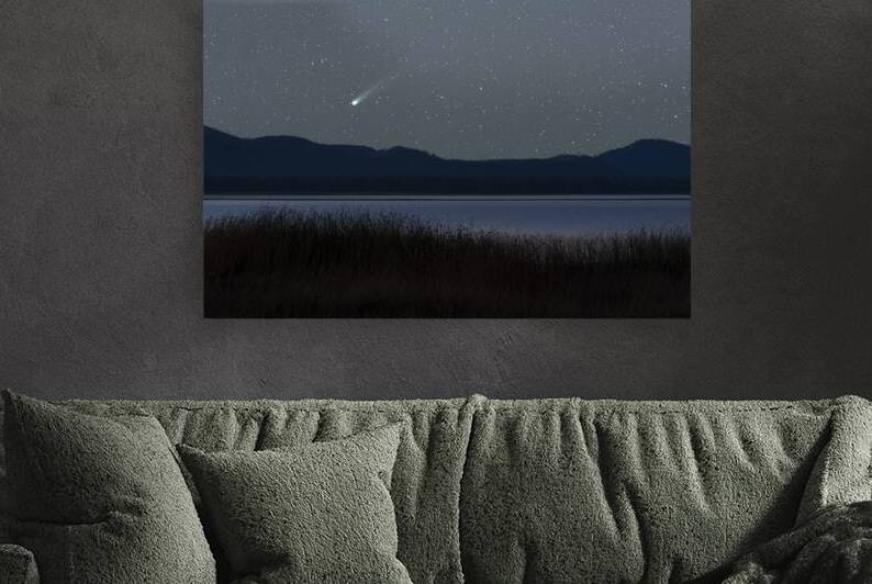 Comet C2025 A6 Lemmon Over Eagle Lake  - Lassen County California by Mike Lee