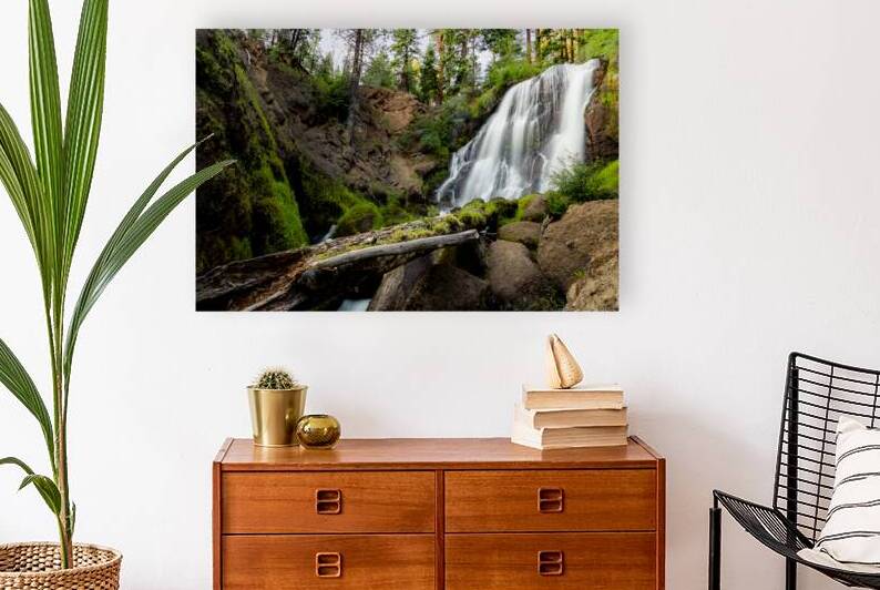 Mill Creek Falls - Modoc County California - Horizontal by Mike Lee
