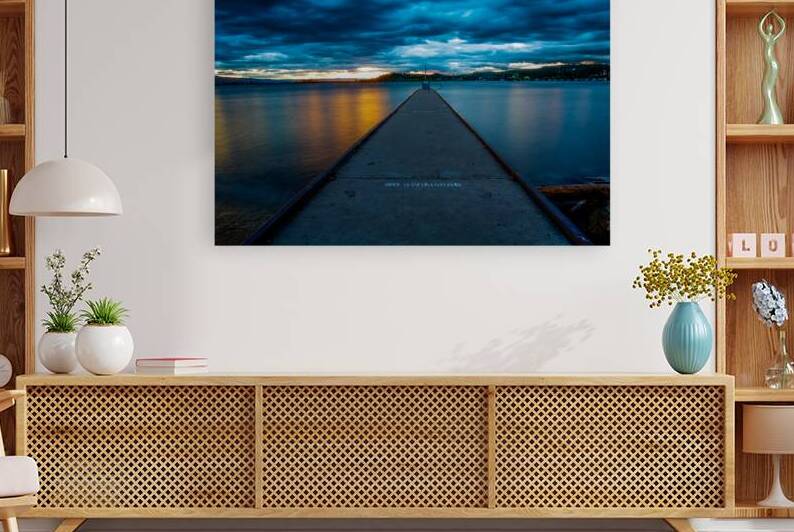 The Dock - Flathead Lake - Big Fork Montana by Mike Lee