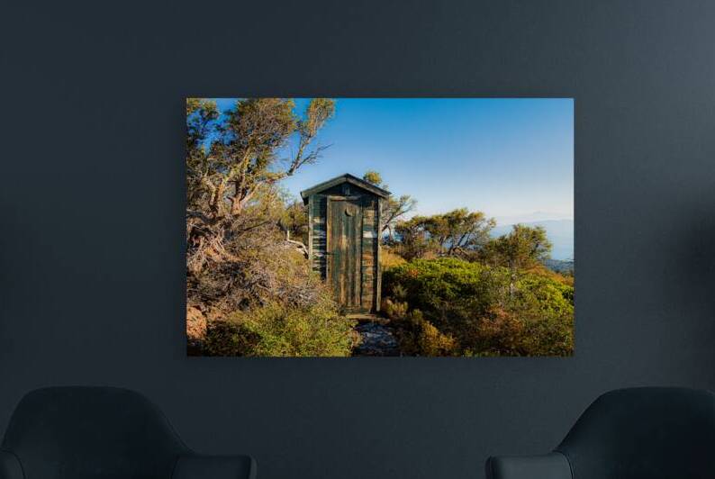 No Waiting - Outhouse on Fredonyer Peak - Lassen County Califonria by Mike Lee