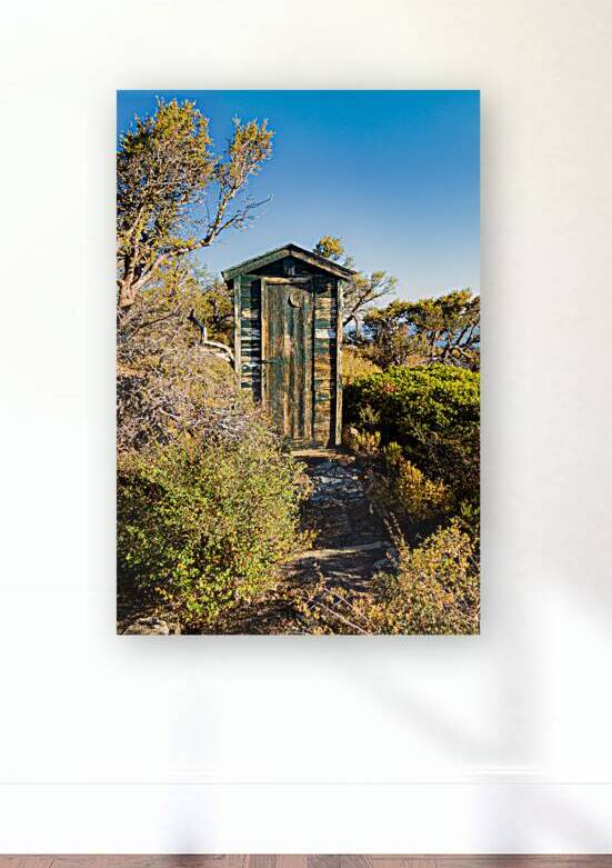 No Waiting - Outhouse on Fredonyer Peak - Lassen County California - Vertical by Mike Lee