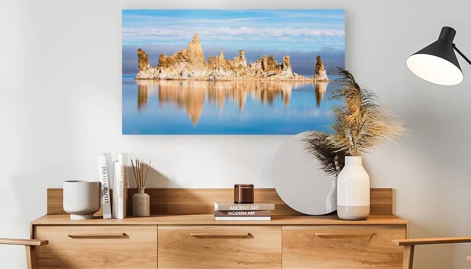 South Tufa Reflections - Mono Lake - Lee Vining California by Mike Lee