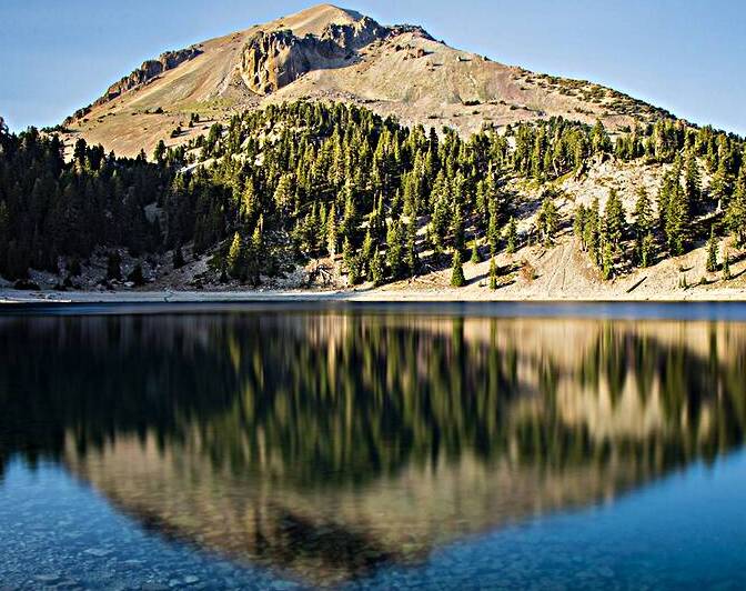 Mount Lassen Reflection - Lake Helen - Lassen Volcanic National Park by Mike Lee