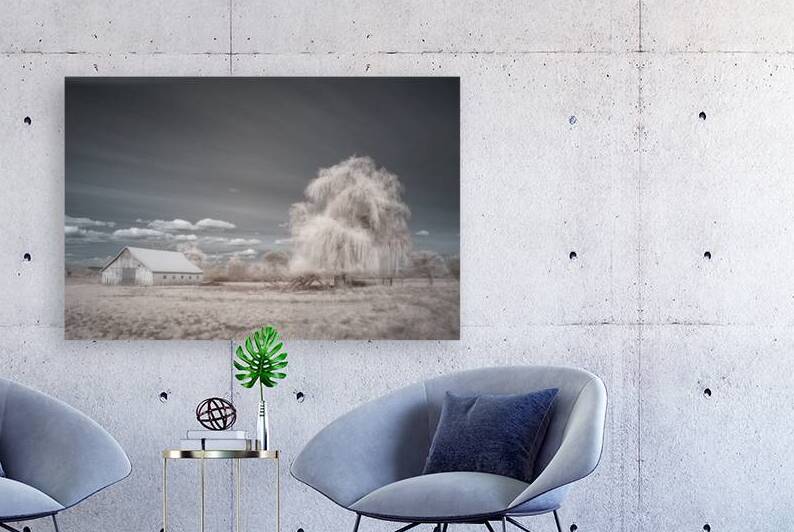 Rural Scene in Invisible Light - Klamath Falls Oregon by Mike Lee