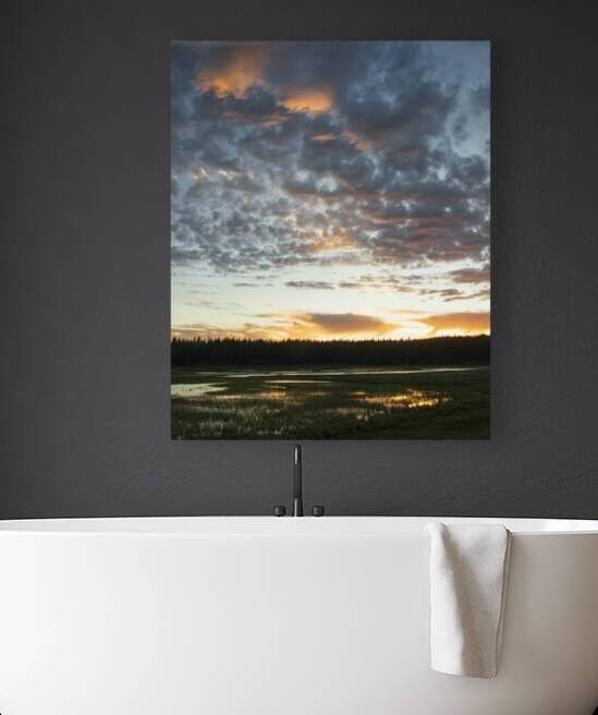 Sunset Over the Marsh   Kyburz Flat   Sierra County California by Mike Lee
