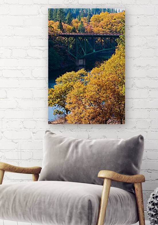 Lake Britton Bridge Autumn by Mike Lee