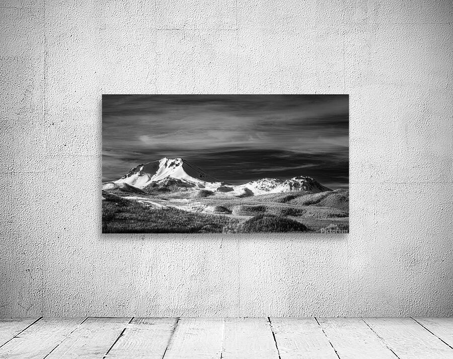 Mount Lassen and Chaos Crags in Invisible Light - Lassen Volcanic National Park Wall Preview