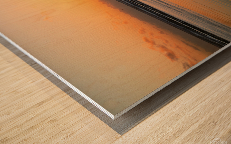 Sun and Sand Wood print