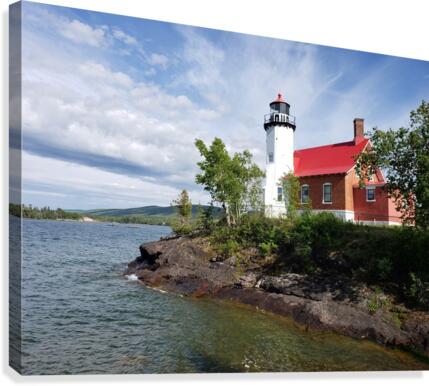 Eagle River Light House Canvas Print