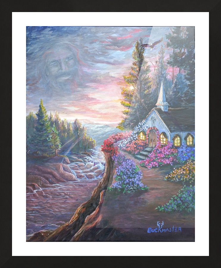 In His Hand Picture Frame print