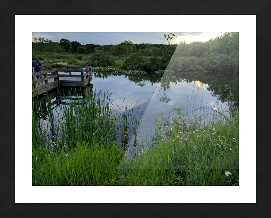 Time To Reflect  Picture Frame print