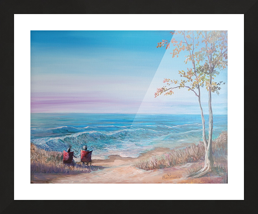 Waiting for Sunset Picture Frame print