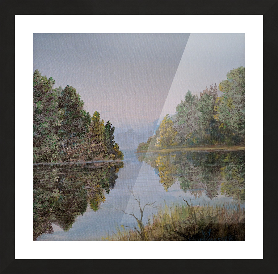 Quiet Reflection Picture Frame print
