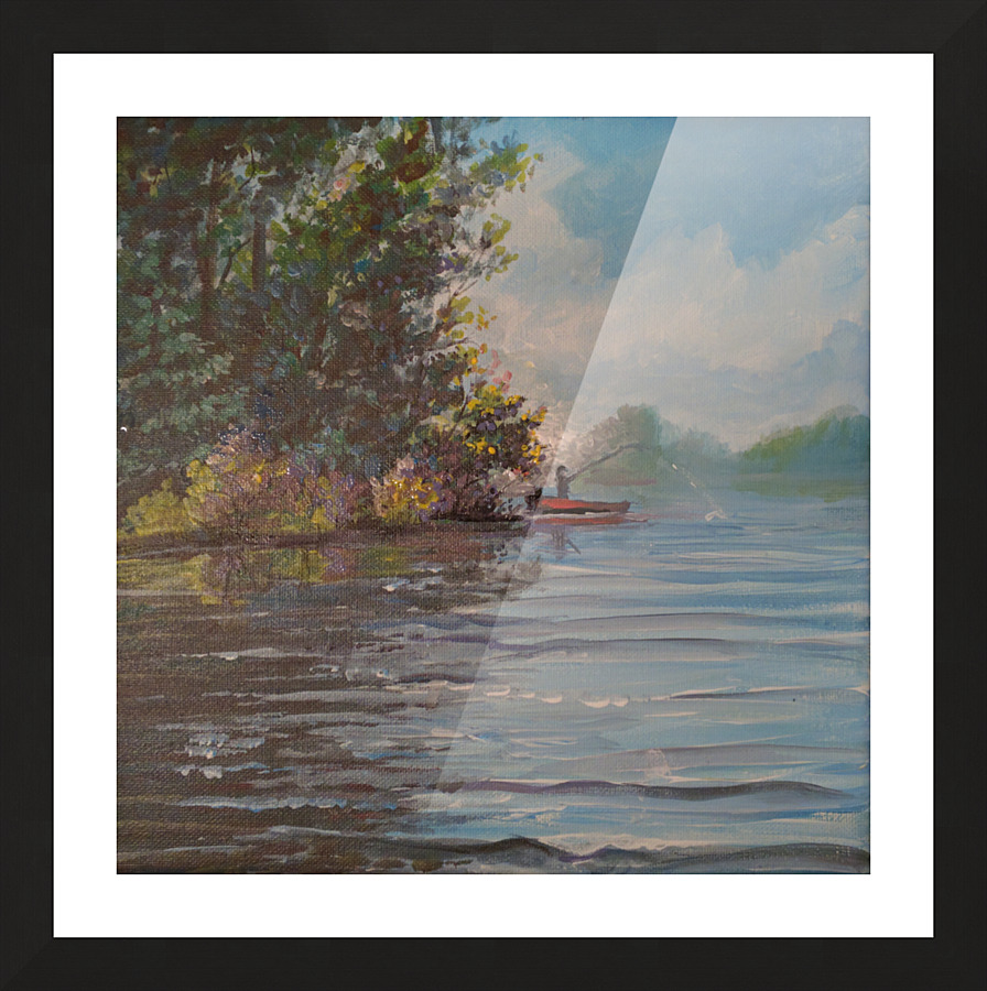 Quiet Time Picture Frame print