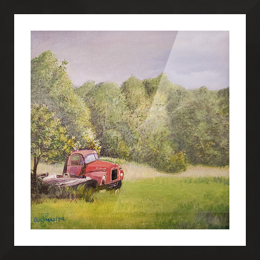 Retired Picture Frame print