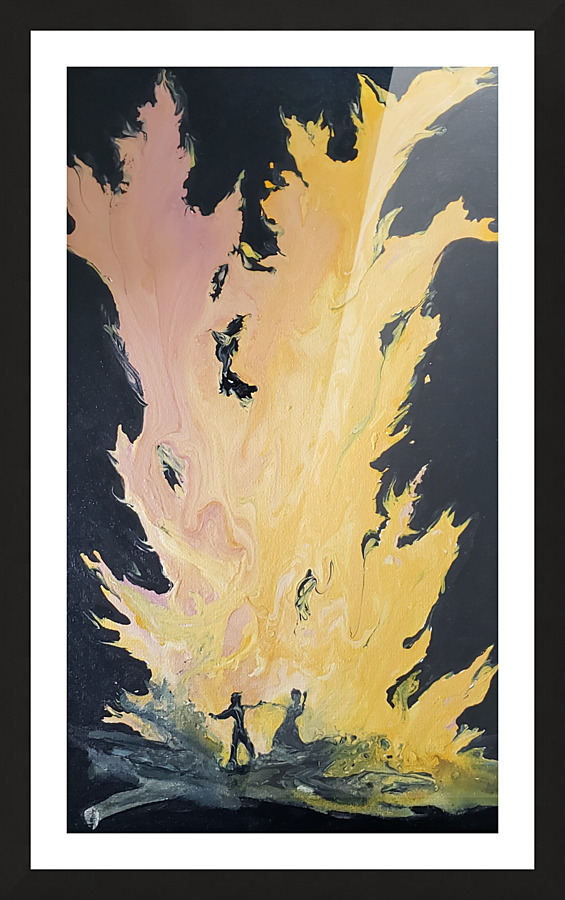 Dancing In The Flames Picture Frame print