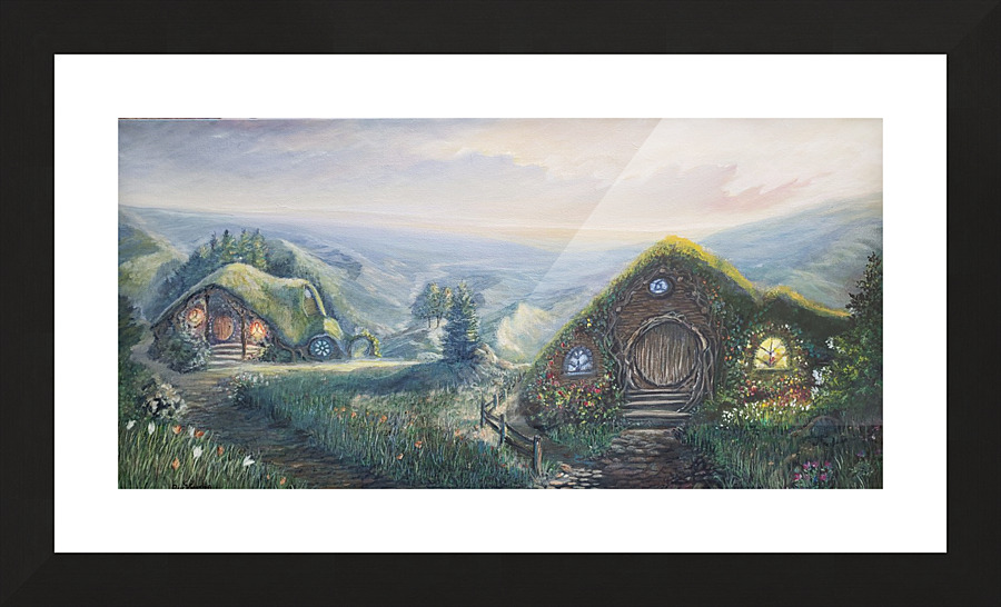 The Shire Picture Frame print