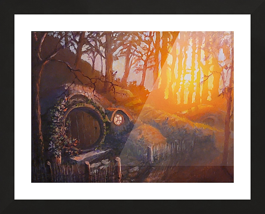 Waiting For the Wizard  Picture Frame print