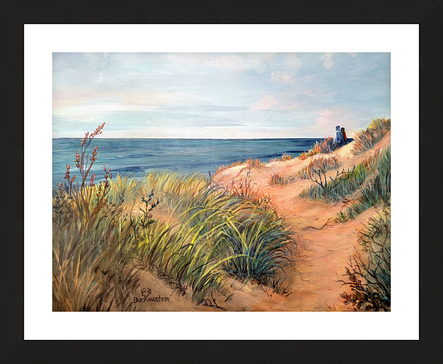 Blissful Beachfront  Picture Frame print