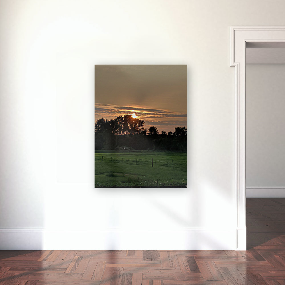  Sunset On The Farm Reproduction