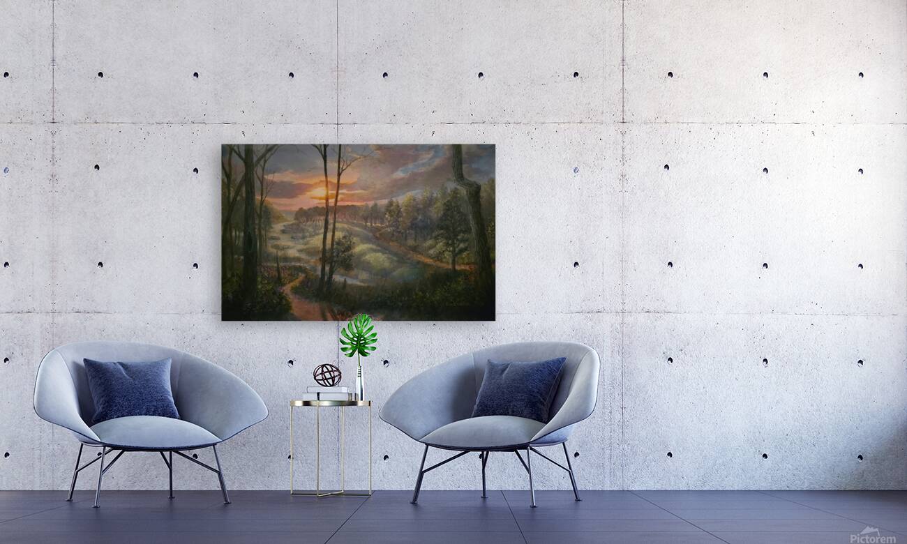 Miller Woods Sunset Reproduction