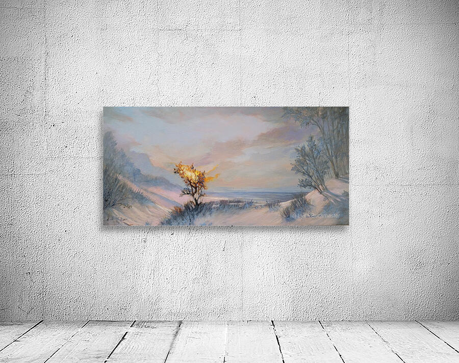 Sunset Flame Wall Preview