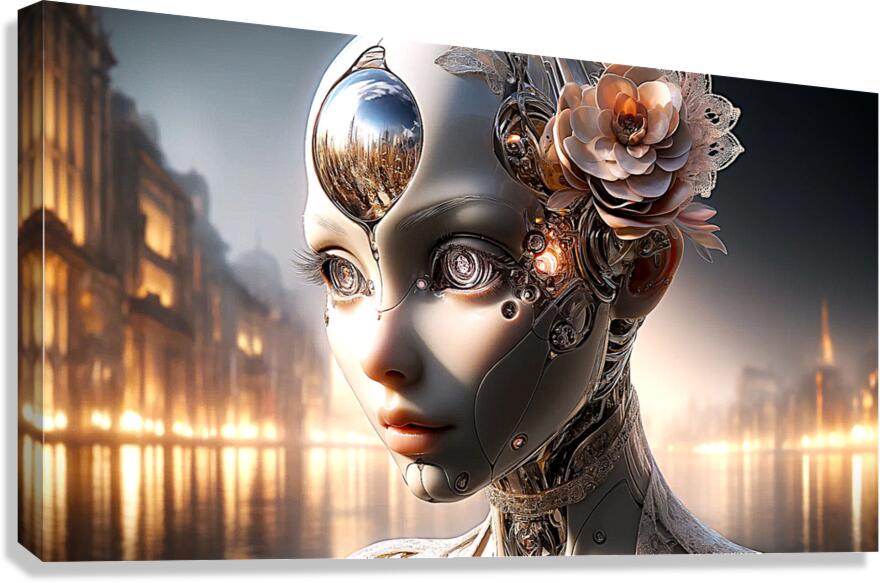 Golden Queen Canvas Print