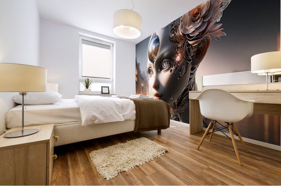 Golden Queen Mural print