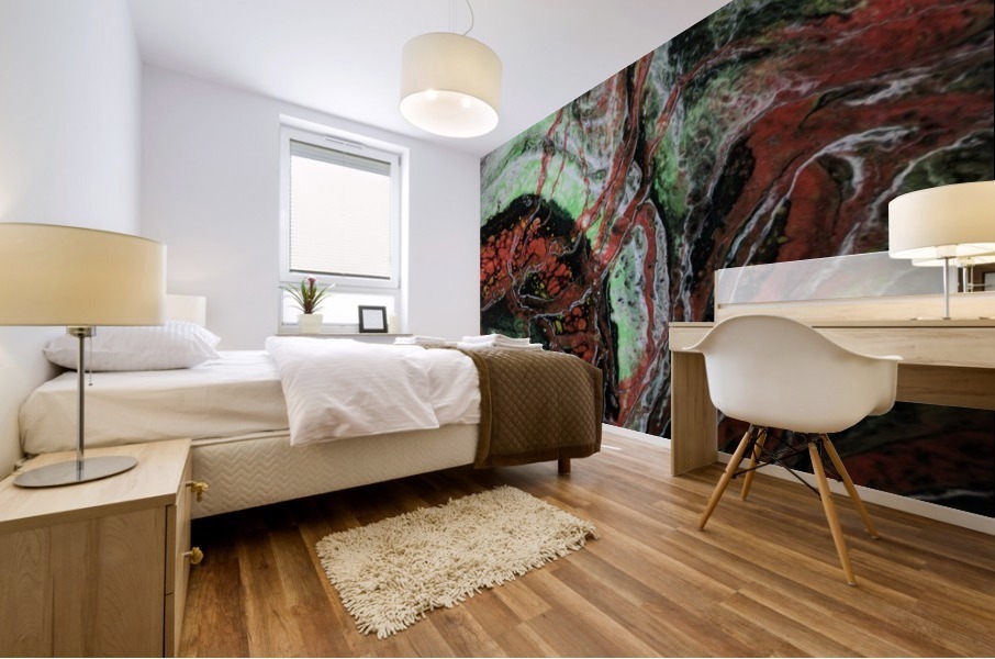 Red Green Mural print