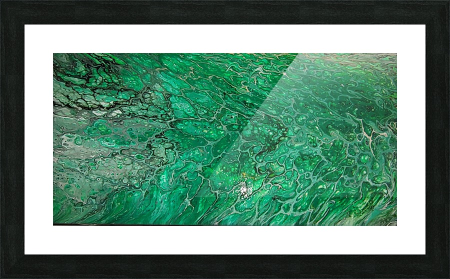 Malachite Dreams Picture Frame print