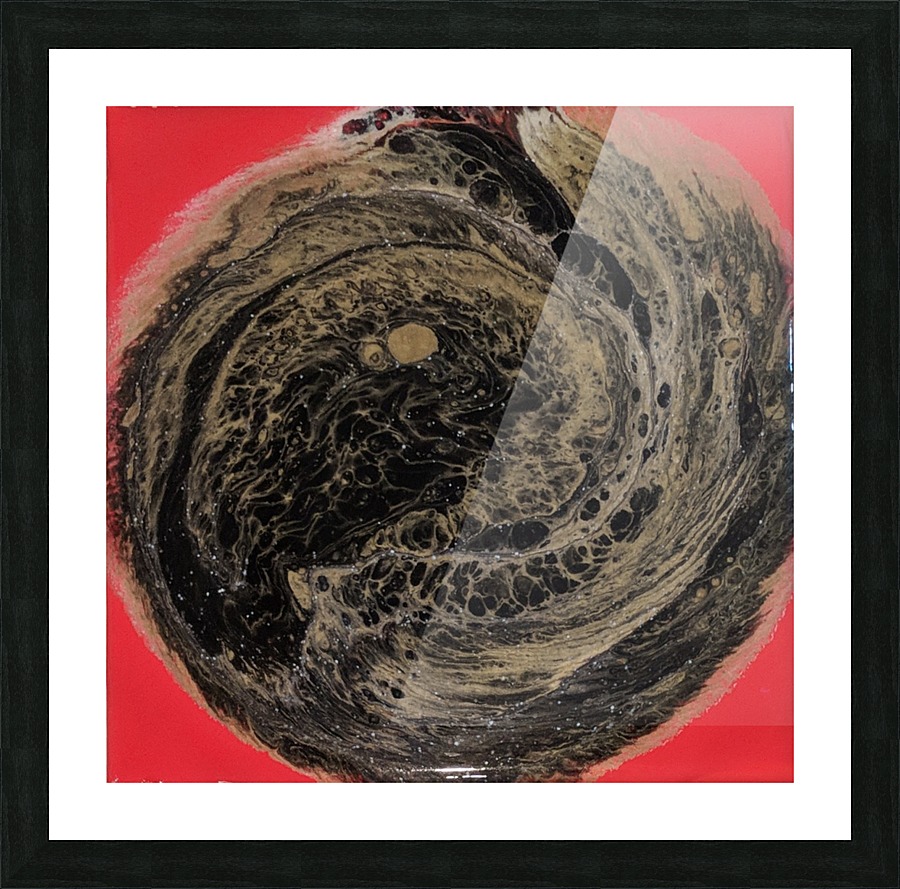 Fire Galaxy Picture Frame print