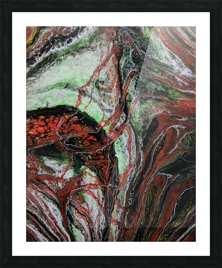 Red Green Picture Frame print