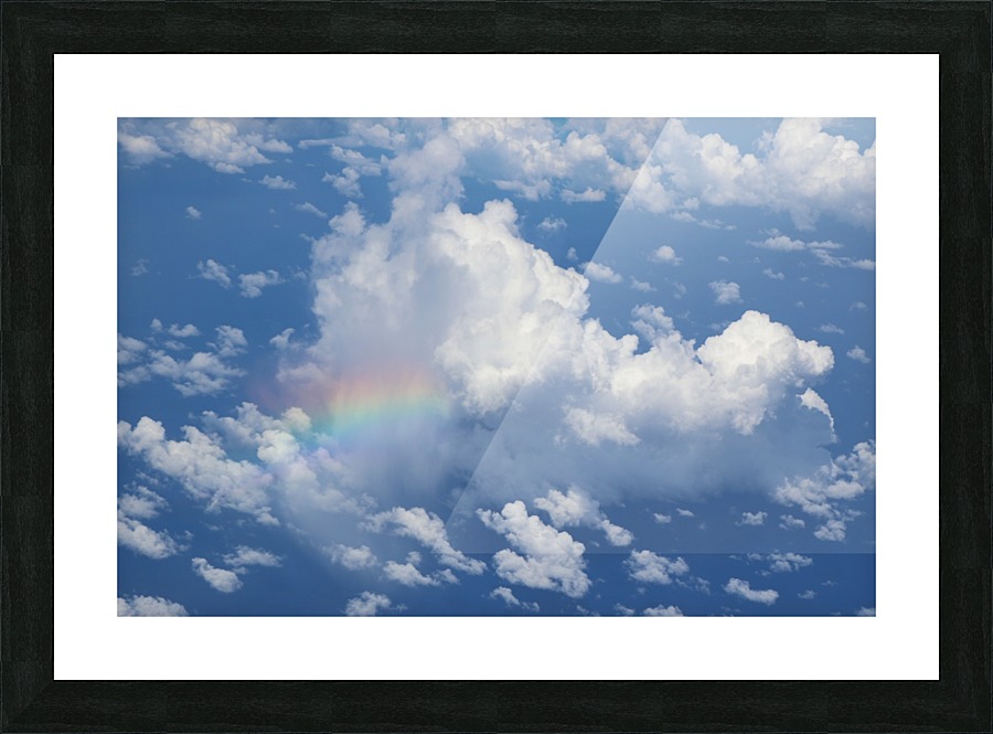 Rainbow Sky Blessings Picture Frame print